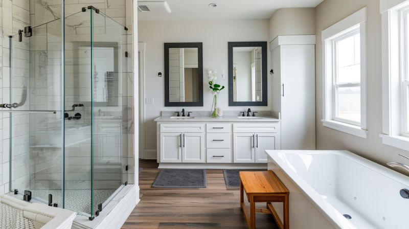 Open Concept Bathroom